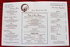 1971 Santa Fe Railroad Menu Super Chief Train Dinner Fred Harvey Railway Dining - Additional view 6