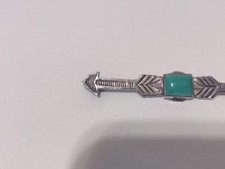 Antique Fred Harvey Era arrow detail Brooch sterling silver Native American Pin  - Additional view 3