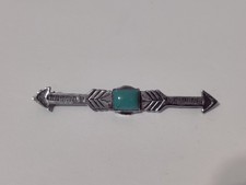 Antique Fred Harvey Era arrow detail Brooch sterling silver Native American Pin