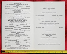 1940 Fred Harvey Railroad Dining Car Santa Fe Railway Menu California Limited RR - Additional view 4