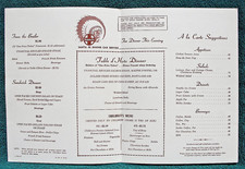 Santa Fe Railroad Menu ARROW MAKER Fred Harvey Service Railway Dining Car - Additional view 4