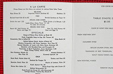 1940 Fred Harvey Railroad Dining Car Santa Fe Railway Menu California Limited RR - Additional view 5