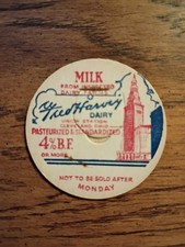 Harvey House Restaurant / Fred Harvey Dairy milk cap / Chicago Union Station