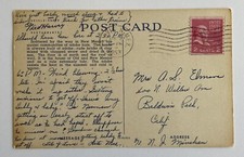 Old Vintage 1953 Fred Harvey Picture Postcard A Mexican Home New Mexico - Additional view 1