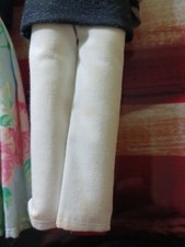 Hand-made Navajo Man Woman Doll Set Fred Harvey Trading Co. Artist Isabelle Jim - Additional view 5