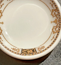 FRED HARVEY HOUSE AT&SF SANTA FE RAILROAD WEBSTER PATTERN BUTTER PAT - Additional view 3