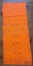 Lot of Vtg Santa Fe Railroad Fred Harvey Dining Car Meal Checks Notepad Ephemera - Additional view 6
