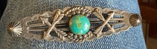 Vintage Navajo turquoise brooch pin Fred Harvey Era - Additional view 1
