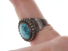 sz5 Fred Harvey Era sterling/howlite native American ring - Additional view 2