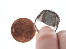 sz5 Fred Harvey Era sterling/howlite native American ring - Additional view 3