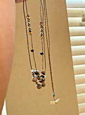 🔥Southwest 1930s Fred Harvey Heishi Fetish 925 Silver Turquoise Necklaces - Additional view 11