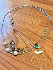 🔥Southwest 1930s Fred Harvey Heishi Fetish 925 Silver Turquoise Necklaces