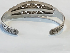 🔥Native American 1900 Fred Harvey Sterling Silver Thunderbird Bracelet Navajo 7 - Additional view 18