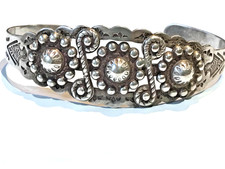 🔥Native American 1900 Fred Harvey Sterling Silver Thunderbird Bracelet Navajo 7 - Additional view 9