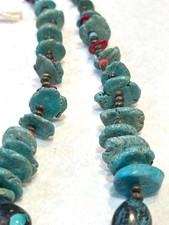 🔥Vintage Fred Harvey Native American Coral Turquoise Necklaces 1950s Kokopelli - Additional view 13