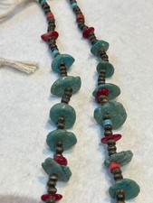 🔥Vintage Fred Harvey Native American Coral Turquoise Necklaces 1950s Kokopelli - Additional view 15