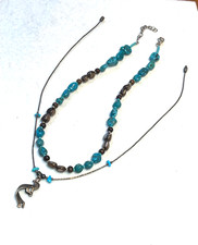 🔥Vintage Fred Harvey Native American Coral Turquoise Necklaces 1950s Kokopelli - Additional view 18