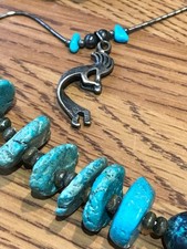 🔥Vintage Fred Harvey Native American Coral Turquoise Necklaces 1950s Kokopelli - Additional view 19