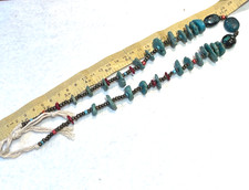 🔥Vintage Fred Harvey Native American Coral Turquoise Necklaces 1950s Kokopelli - Additional view 10