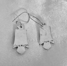 Vtg Fred Harvey Era Sterling Silver Thunderbird Earrings Native American 1940's - Additional view 3