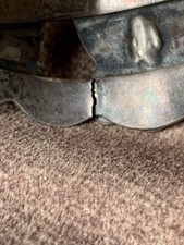 Old Fred Harvey Style Green Turquoise Thunderbird Cuff Needs TLC Read - Additional view 8