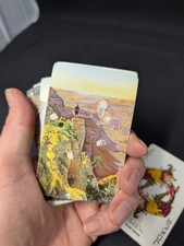 INCOMPLETE Pair Of Fred Harvey Playing Cards Fred Kabotie Hopi Navajo Vintage - Additional view 4