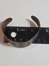 Fred Harvey Solid Cooper Cuff Bracelet Native American Navajo  - Additional view 10