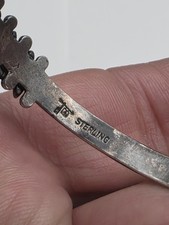 Fred Harvey Era Bell Trading Post  Turquoise Sterling Bracelet - Additional view 1