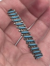 Fred Harvey Era Bell Trading Post  Turquoise Sterling Bracelet - Additional view 10