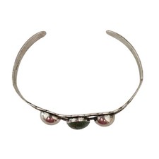 Vintage Fred Harvey Era Native American Navajo Green Turquoise Sterling Bracelet - Additional view 3