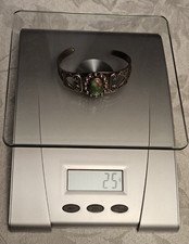 Fred Harvey Turquoise Sterling Cuff Navajo Bracelet Green Southwest Unique Rope - Additional view 17