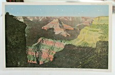 1915-30 FRED HARVEY Grand Canyon National Park Postcard MOJAVE POINT At Night TM - Additional view 1