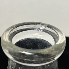 Vintage FRED HARVEY Half (1/2) Pint Embossed Milk Bottle - Additional view 3