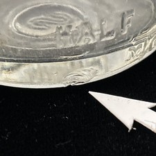 Vintage FRED HARVEY Half (1/2) Pint Embossed Milk Bottle - Additional view 6