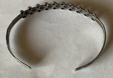 Vintage Fred Harvey Style Tourist Nickel Silver Cuff Bracelet - Additional view 4