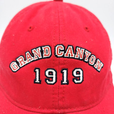 Fred Harvey Trading Grand Canyon 1919 Hat Red Strapback 100% Cotton Embroidered - Additional view 4