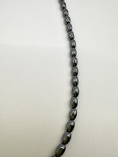 Vintage Fred Harvey Trading Co Hematite Bead Necklace w/ Original Tag - Additional view 1