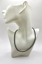 Vintage Fred Harvey Trading Co Hematite Bead Necklace w/ Original Tag - Additional view 4