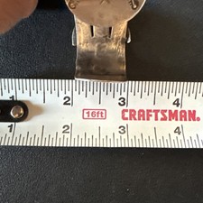 LARGE NATIVE AMERICAN NAVAJO TURQUOISE & STERLING FRED HARVEY ERA CUFF - Additional view 12