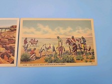 Vintage Fred Harvey Postcards First Santa Fe Train and Navajo Bridge - Additional view 1