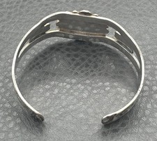 VTG Fred Harvey Era Sterling Silver Green Turquoise Arrow Bird Cuff Bracelet 6.5 - Additional view 6