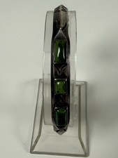 Navajo Fred Harvey Era Silver Cerrillos Turquoise Whirling Log Cuff - Additional view 12