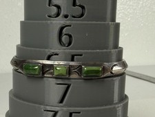 Navajo Fred Harvey Era Silver Cerrillos Turquoise Whirling Log Cuff - Additional view 16