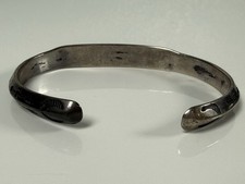 Navajo Fred Harvey Era Silver Cerrillos Turquoise Whirling Log Cuff - Additional view 6