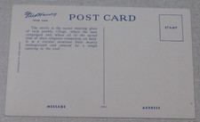 The Estufa Pueblo of Santo Domingo New Mexico postcard Fred Harvey Restaurant - Additional view 1