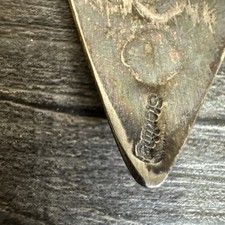 Large Vtg 1940s Fred Harvey Era Native American Sterling Navajo Stamped Earrings - Additional view 3