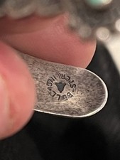 Vintage 50/60s Fred Harvey Era Sterling Silver Turquoise Cuff Bracelet - Additional view 11