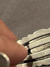 VTG Sterling Silver Turquoise BELL TRADING POST Cuff Bracelet Fred Harvey - Additional view 8