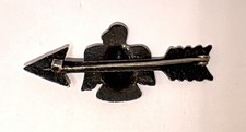 Native American Fred Harvey Era Whirling Log Thunder Bird Brooch Sterling Silver - Additional view 4