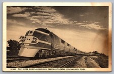 Fred Harvey - The Super Chief Train-Luxurious Transcontinental Streamlined Flyer